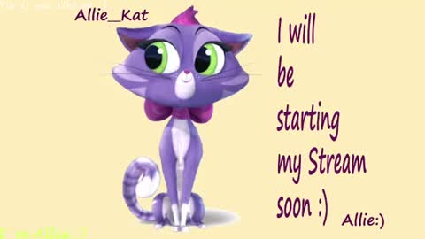 Allie online show from August 8, 2:34 pm