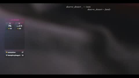 Snapshot of deserve_dessert chatting on March 6, 1:42 pm Domi  online show from March 6, 1:42 pm
