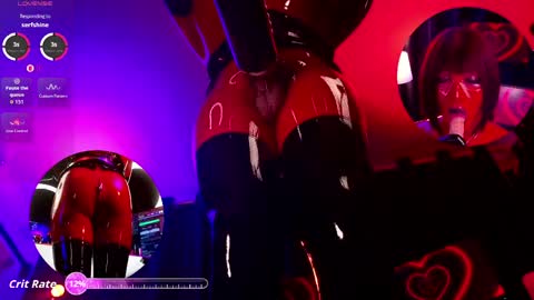 Latex Ruby online show from April 6, 3:45 pm