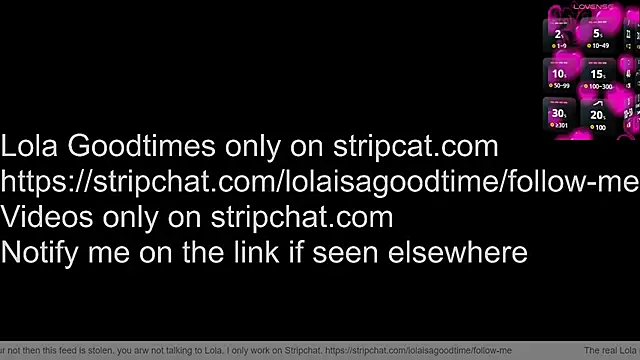 lolaisagoodtime online show from February 22, 12:49 am
