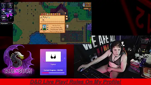 Rae-Suon online show from November 8, 3:29 am