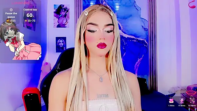 blonde queen- online show from July 7, 3:20 am