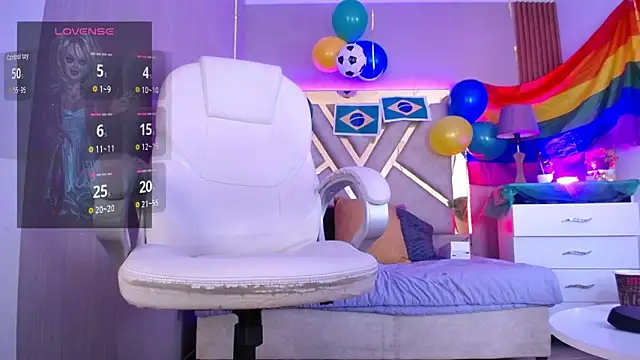 Tiffany Valentiine online show from June 22, 3:25 am